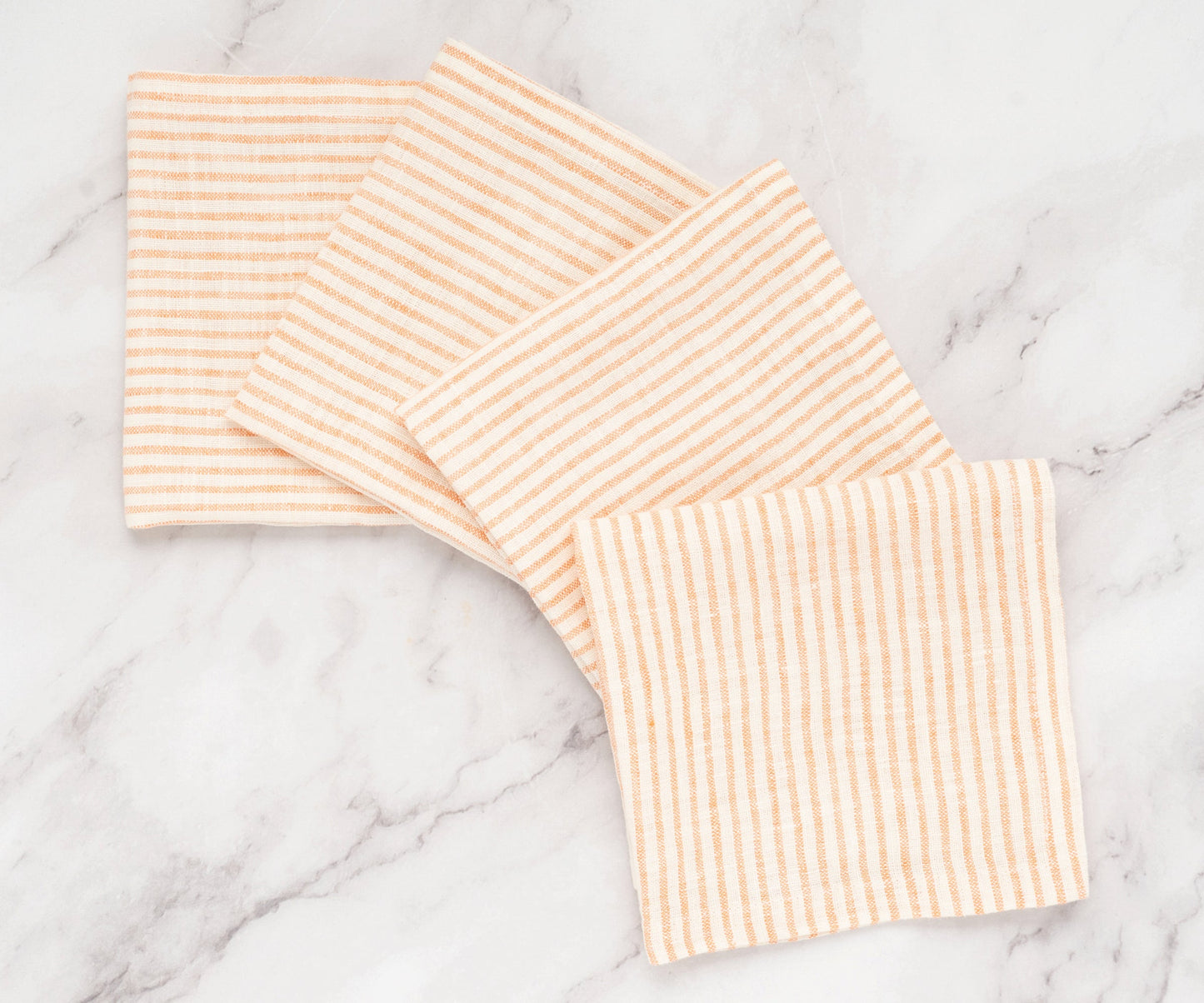 Orange Linen Napkins
