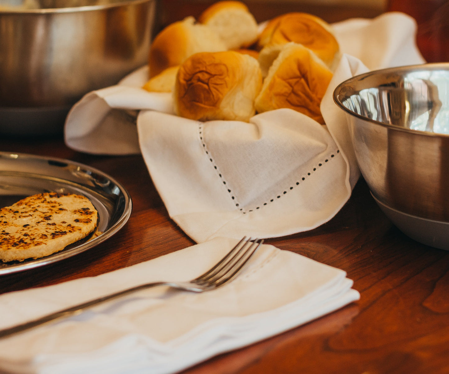 Servilletas de tela blancas personalizadas - Servilletas personalizadas