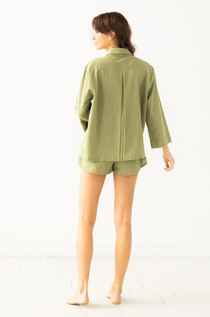 Camisa extragrande con botones de SALUA