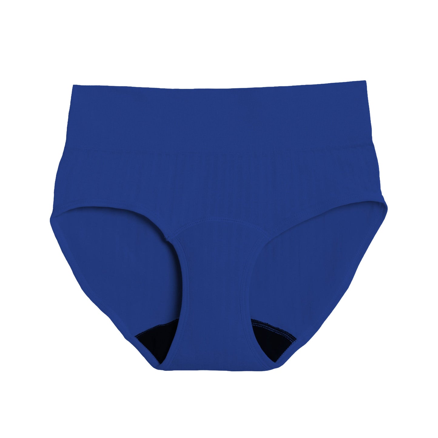 La braga de cintura alta para la regla, confeccionada con tejido SportyStretch™, para flujos abundantes.
