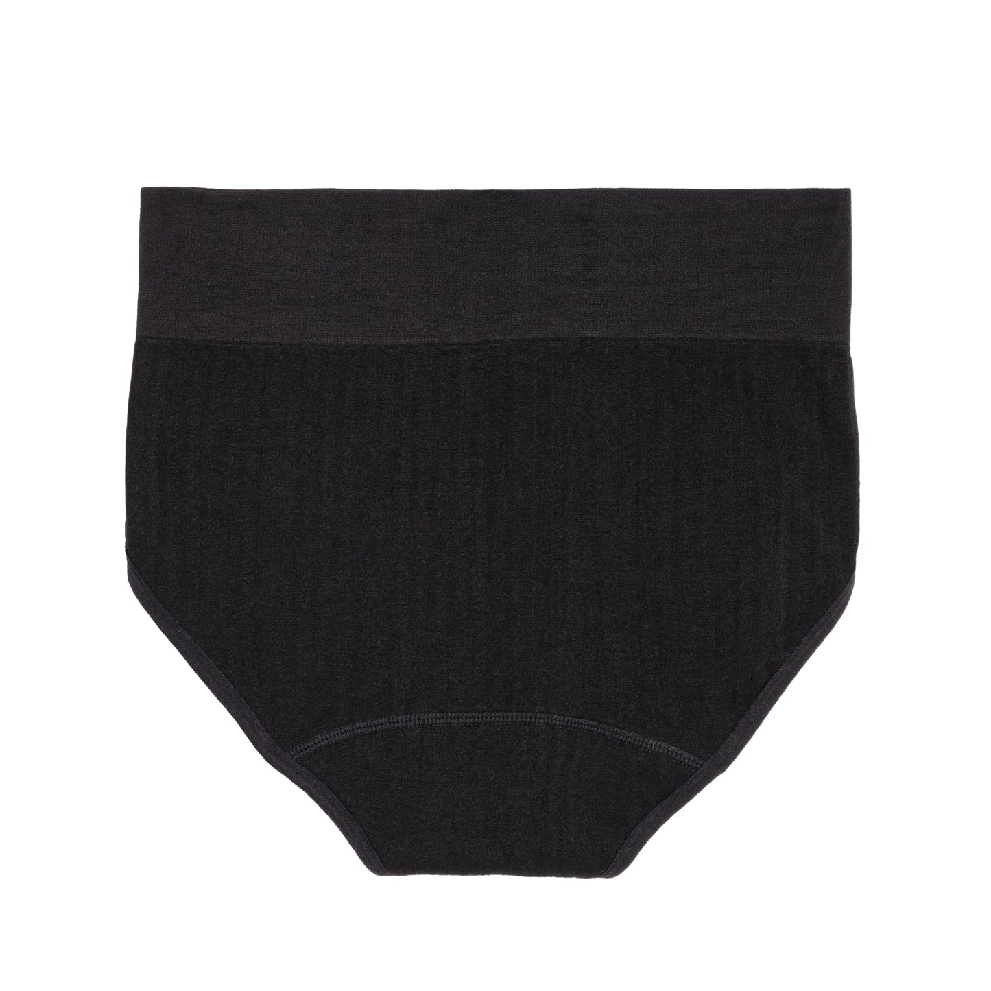 La braga de cintura alta para la regla, confeccionada con tejido SportyStretch™, para flujos abundantes.