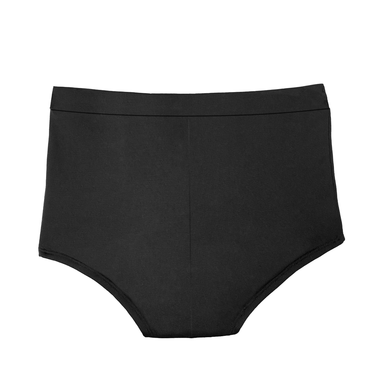 La braga Boyshort. en microfibra para flujos medios.