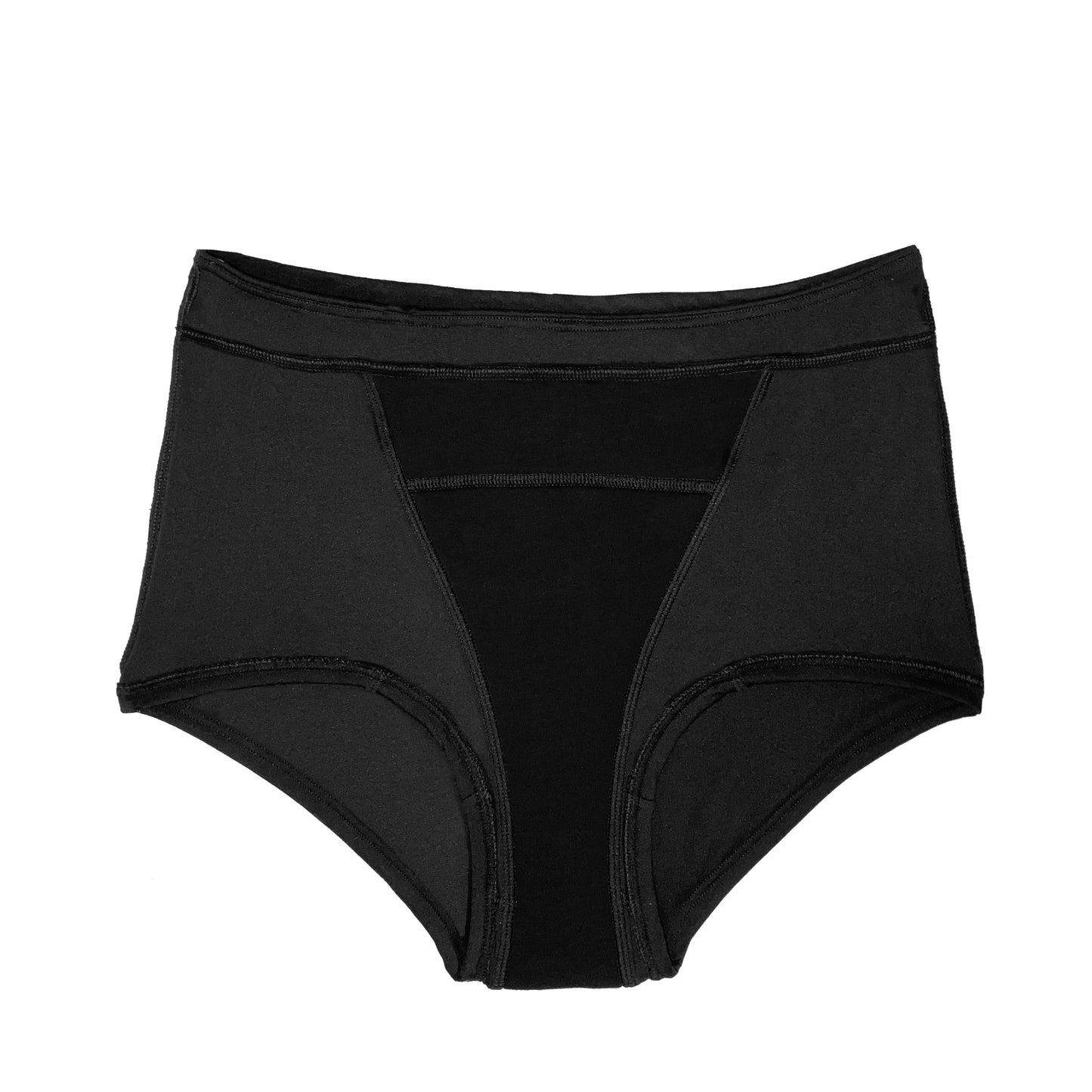La braga Boyshort. en microfibra para flujos medios.