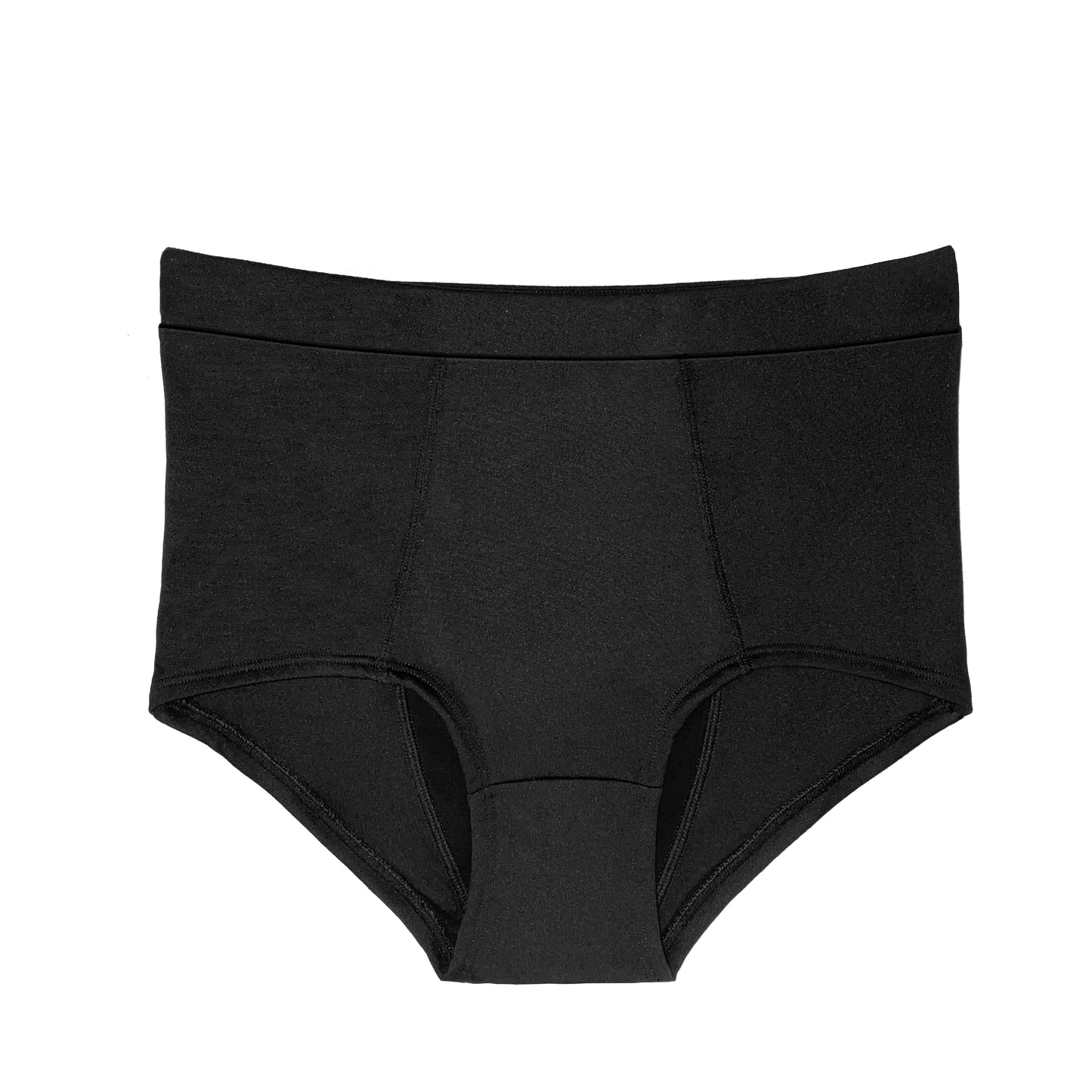 La braga Boyshort. en microfibra para flujos medios.