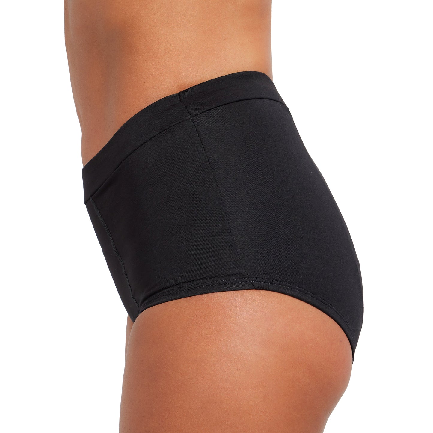 La braga Boyshort. en microfibra para flujos medios.