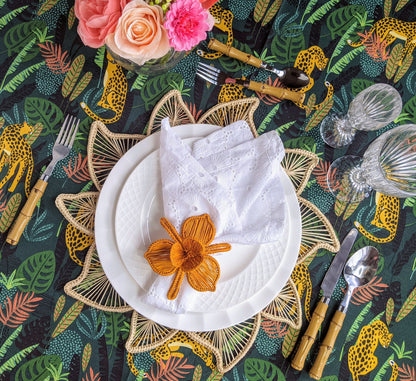 Bloom Handwoven Iraca Placemat