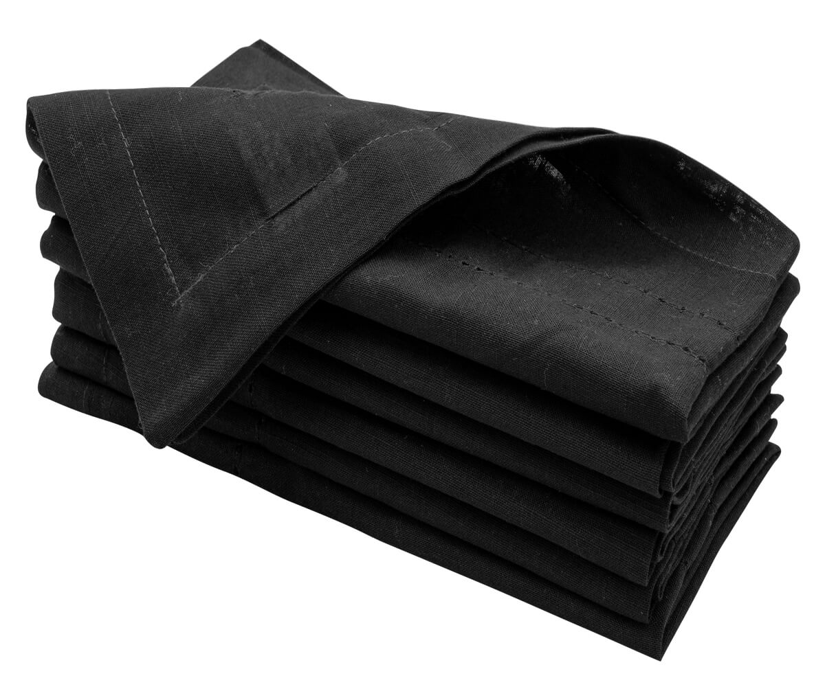 Servilletas de tela para banquetes de boda: marfil, rojo, azul, negro, azul marino, verde