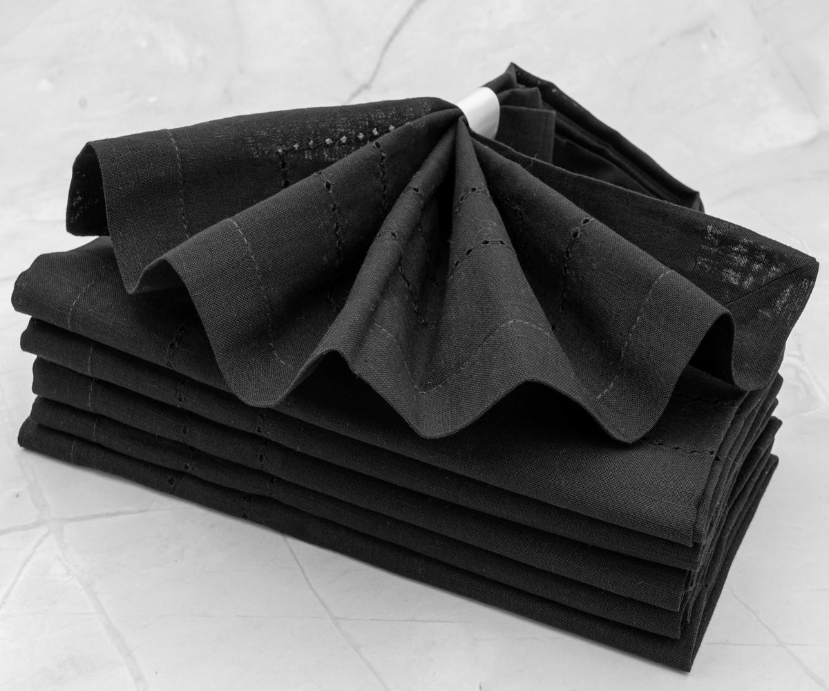 Servilletas de tela para banquetes de boda: marfil, rojo, azul, negro, azul marino, verde