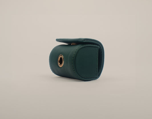 Teal Poop Bag Holder Dog Accessory
