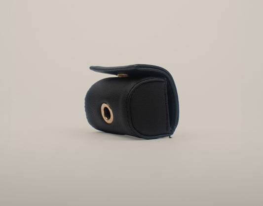Black Poop Bag Holder Dog Accessory