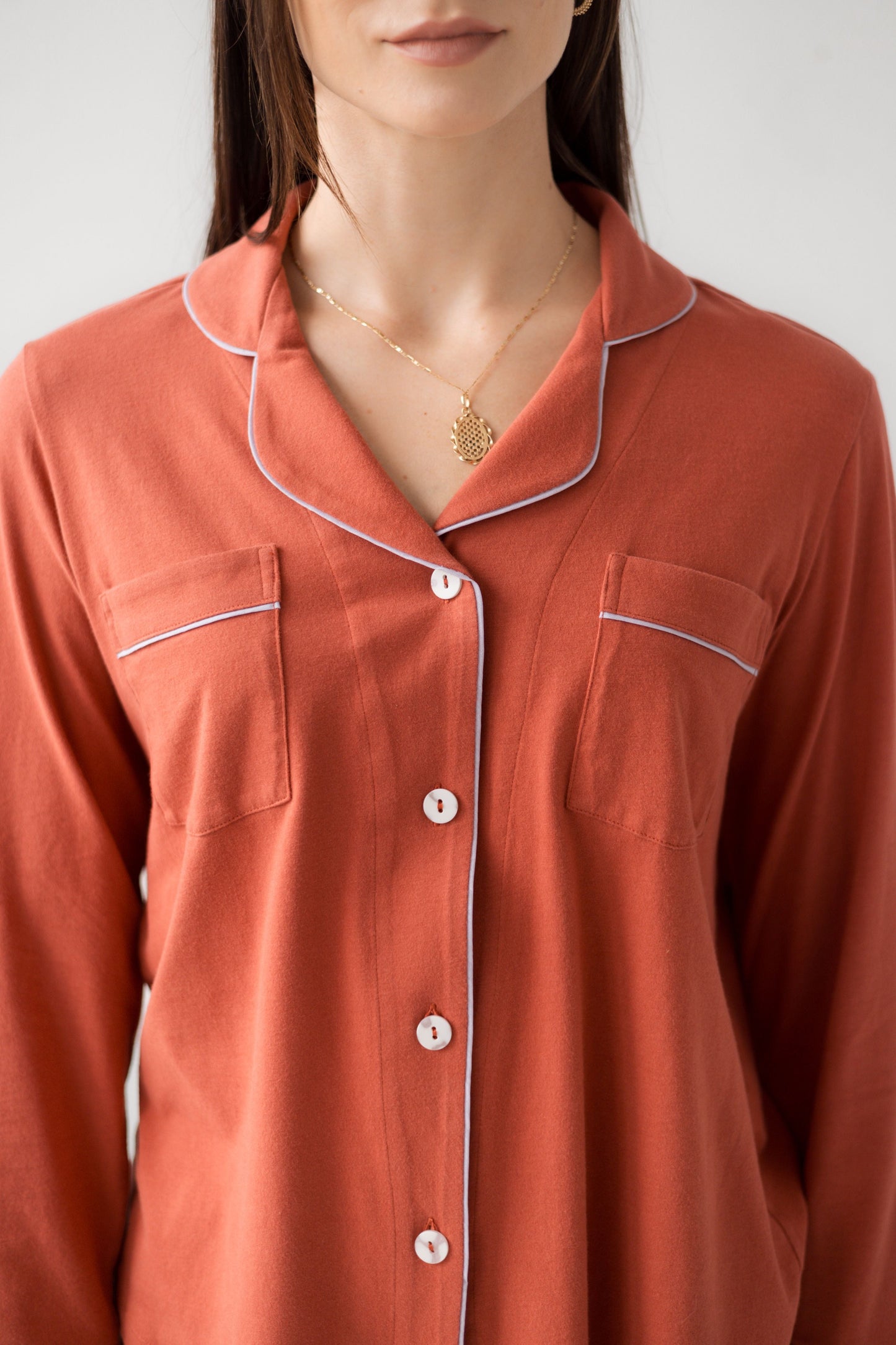 SALUA Classic Luxury Pajamas in Brushed Pima Cotton