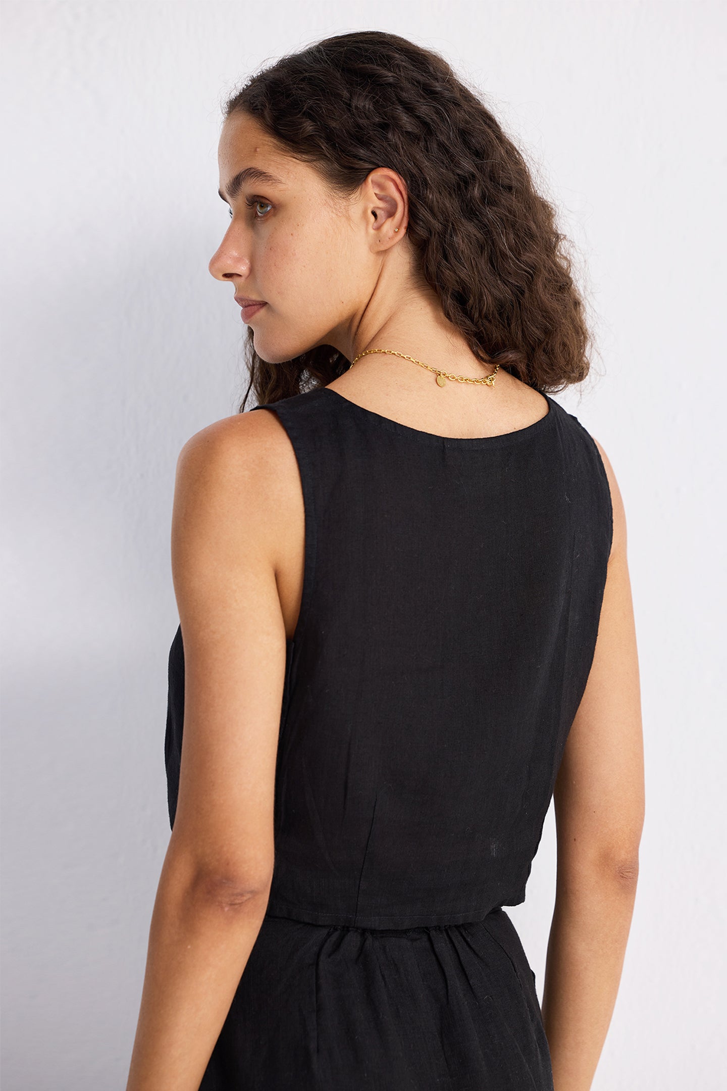 Conjunto Breezy de verano en negro
