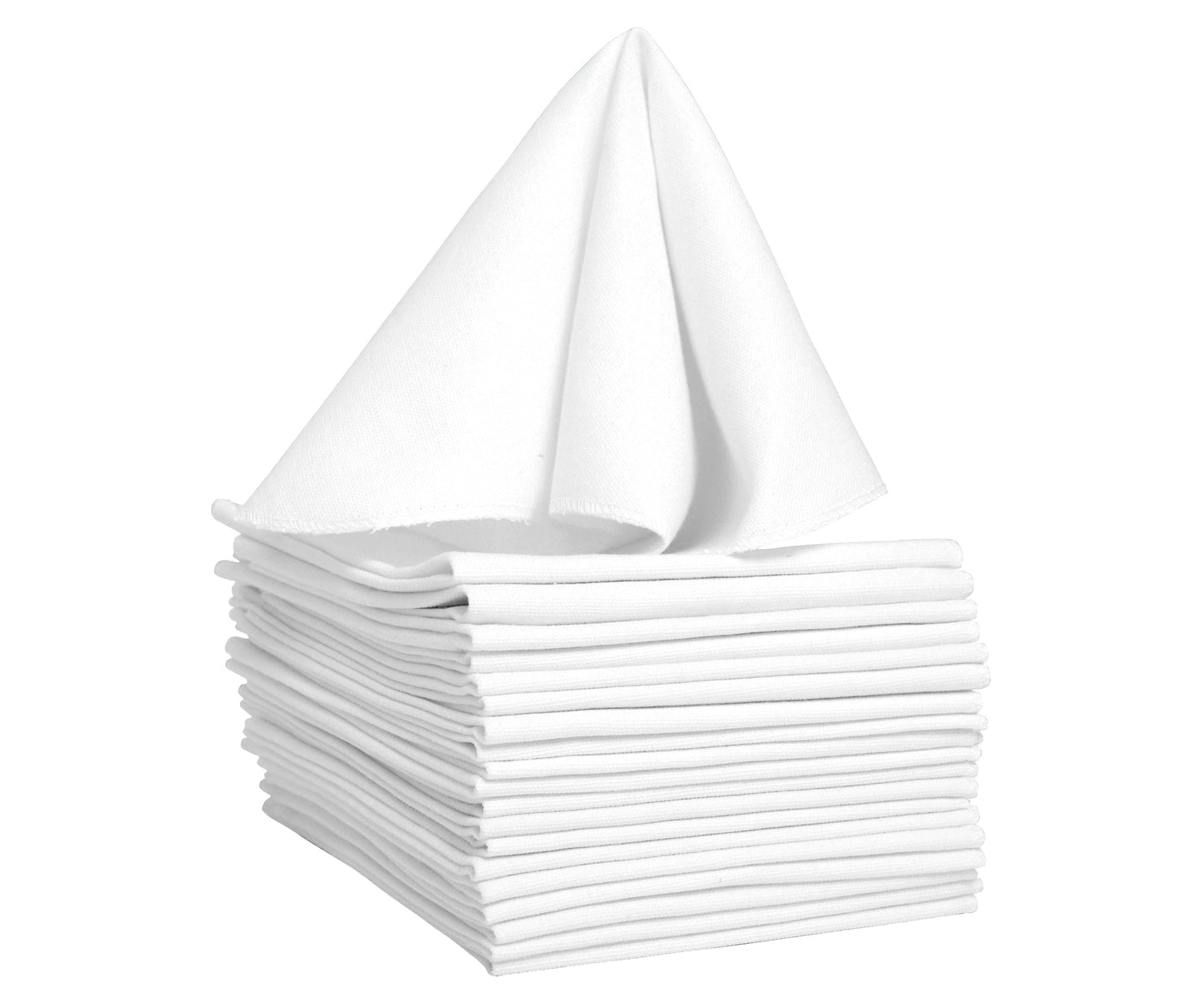 Servilletas de tela blancas personalizadas - Servilletas personalizadas