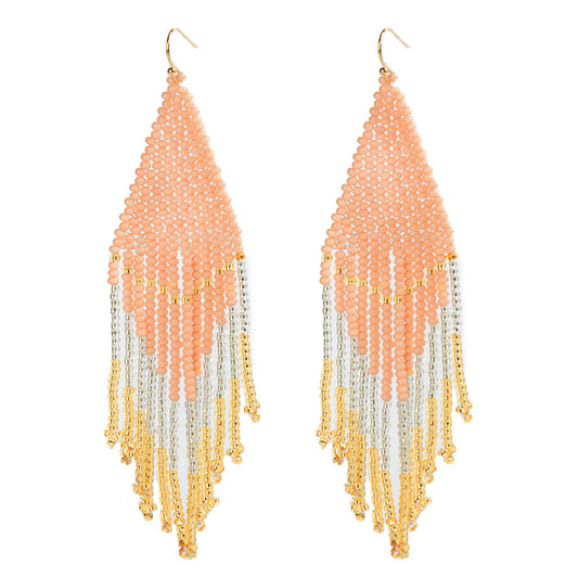 Pendientes Embera Oro Rosa