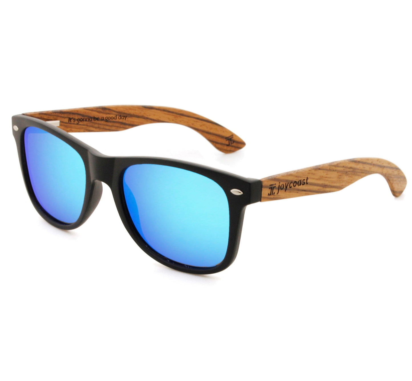 Zebu Zebrawood Wooden Sunglasses | Polarized UV400 | Joycoast