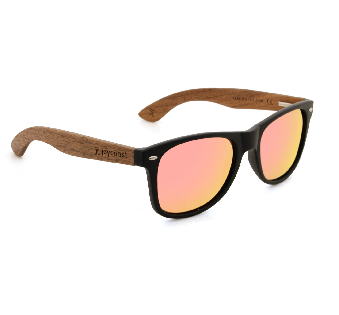 Mozz American Walnut Wooden Sunglasses | Polarized | Joycoast