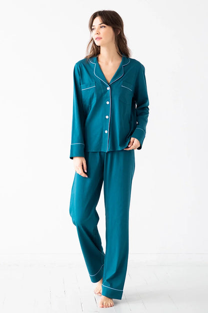 Pijama clásico SALUA en algodón Pima