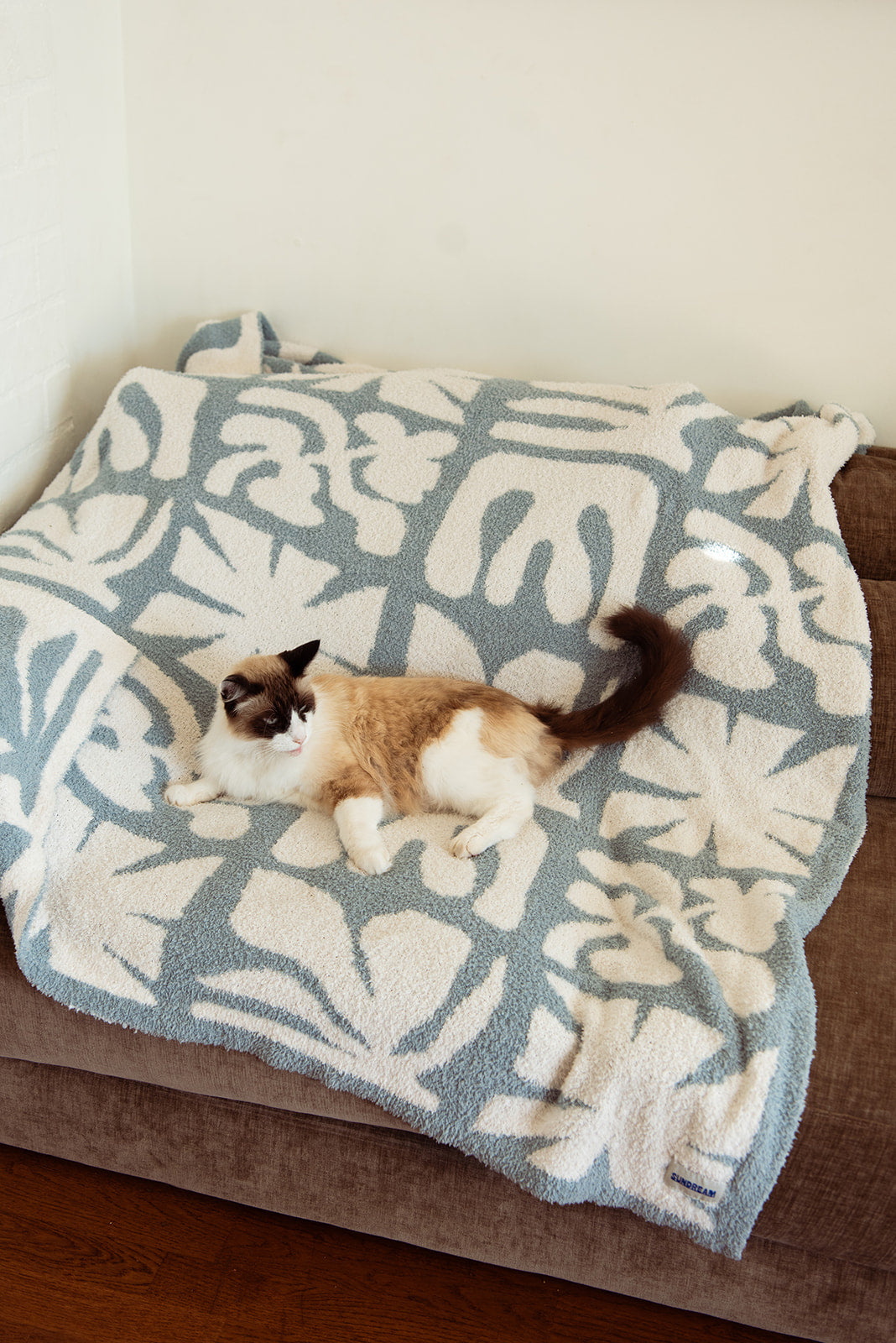 Manta de felpa Lanai - Azul pizarra