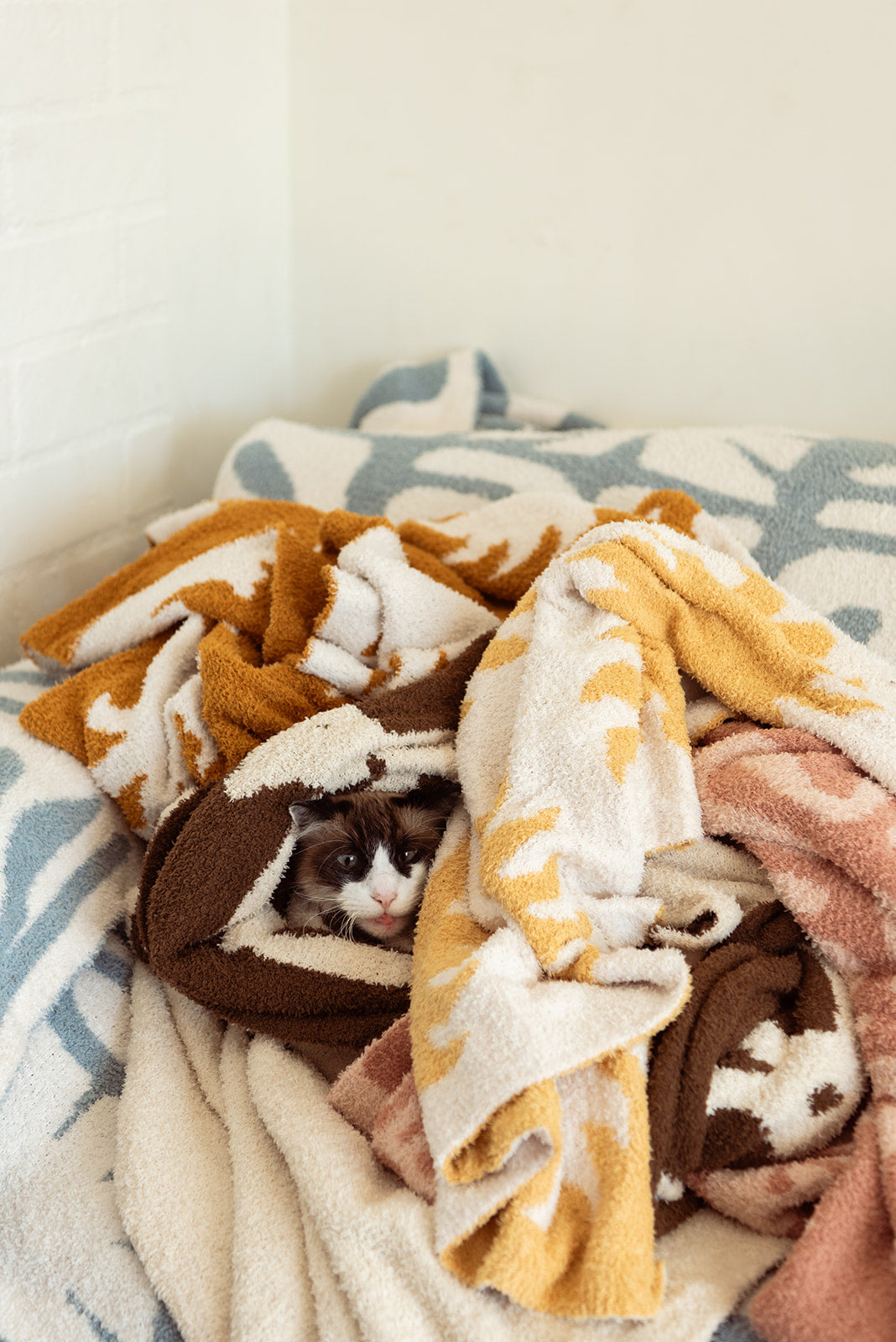 Manta de peluche Laguna - Marina