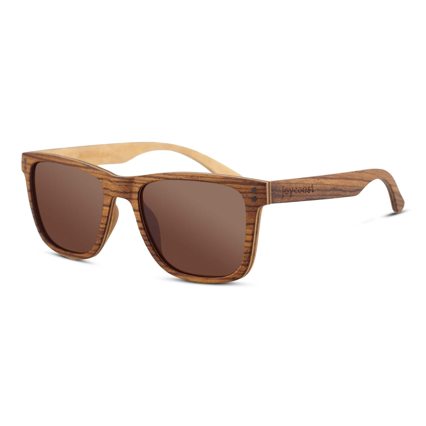 Ziggy Zebrawood Wayfinder Sunglasses | Polarized