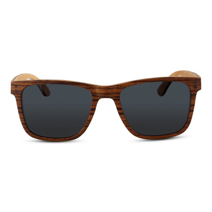 Ziggy Zebrawood Wayfinder Sunglasses | Polarized