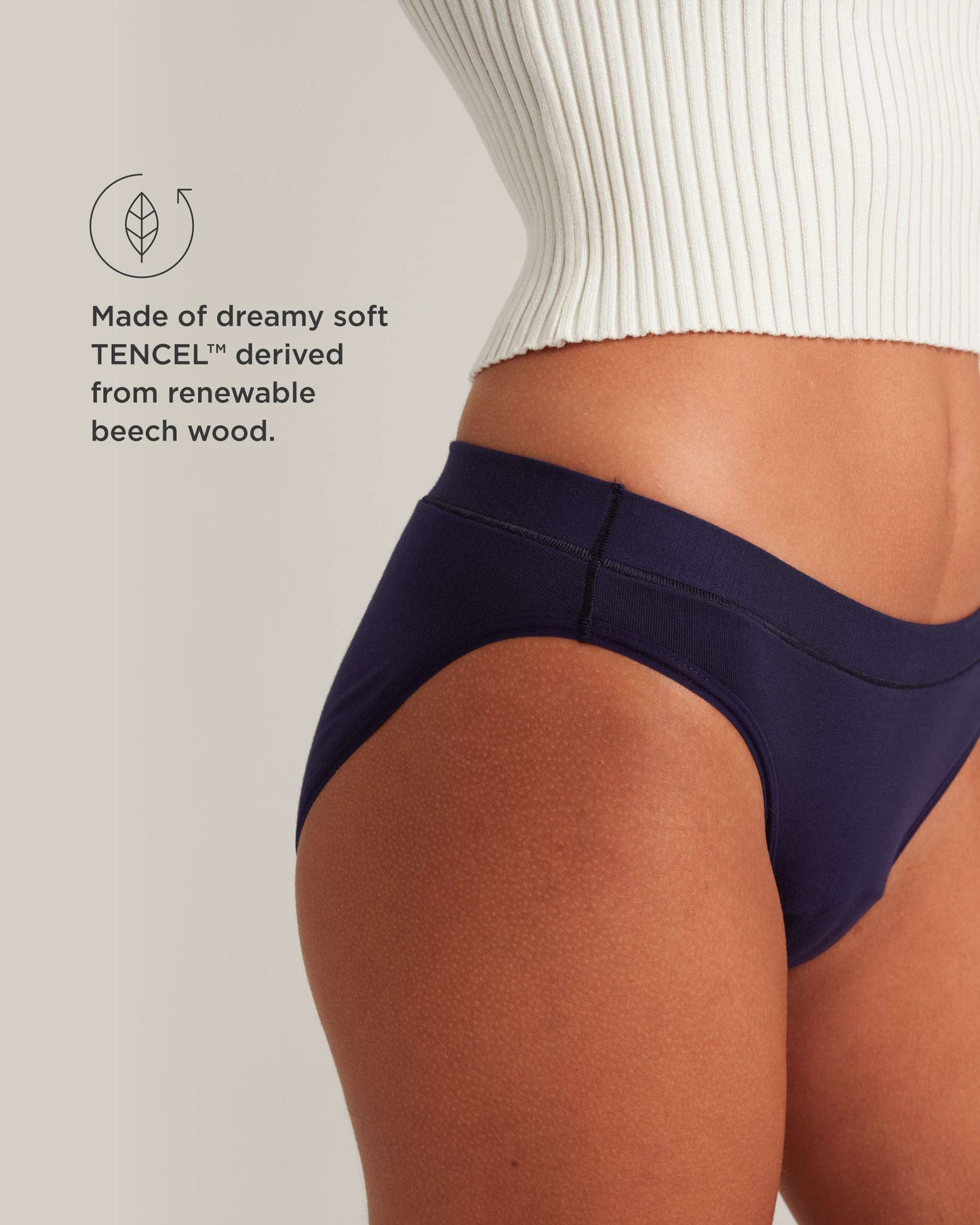 Bikini cómodo a prueba de fugas