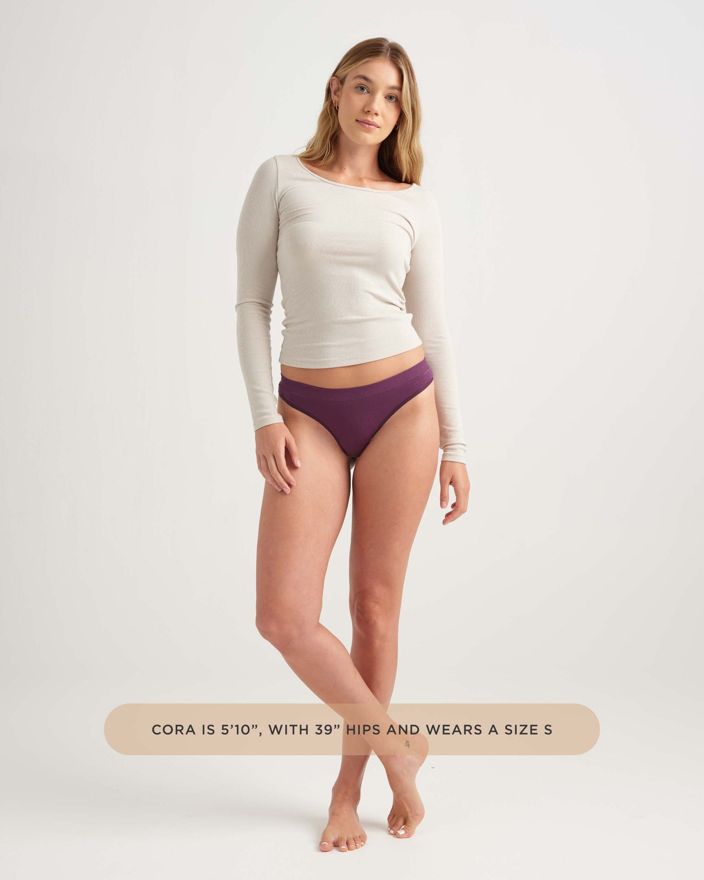 Tanga cómoda a prueba de fugas