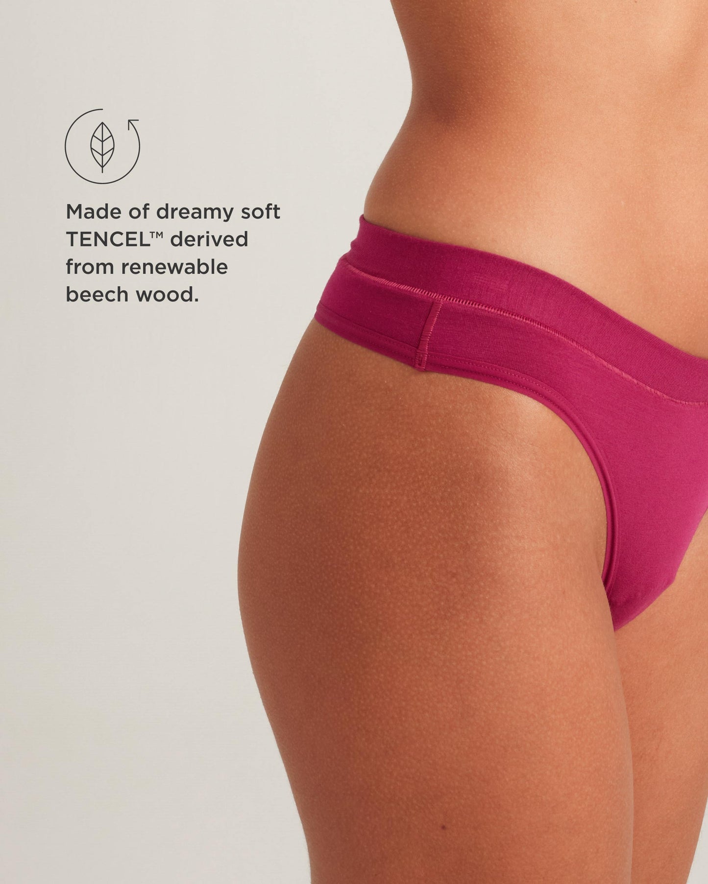 Tanga cómoda a prueba de fugas