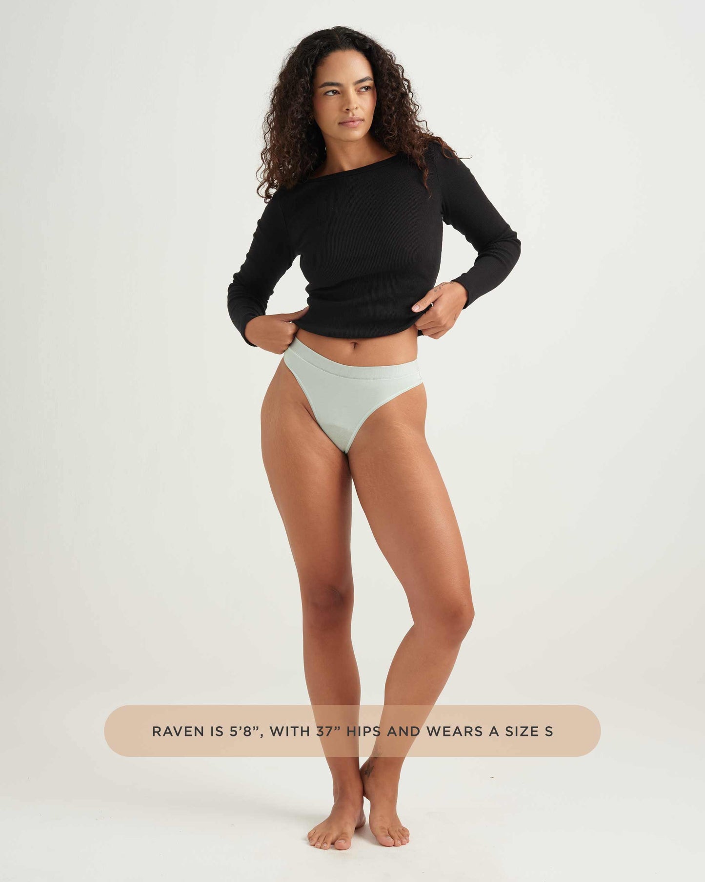 Tanga cómoda a prueba de fugas
