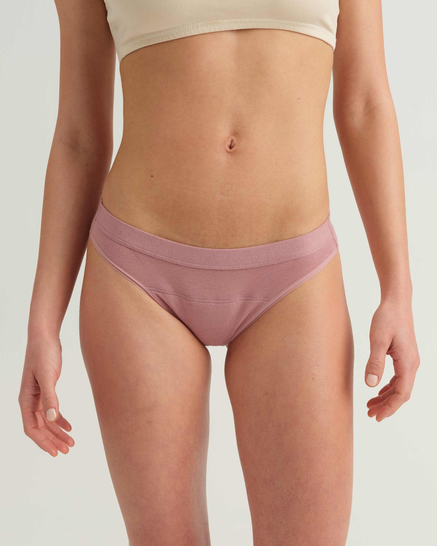 Bikini de algodón a prueba de fugas