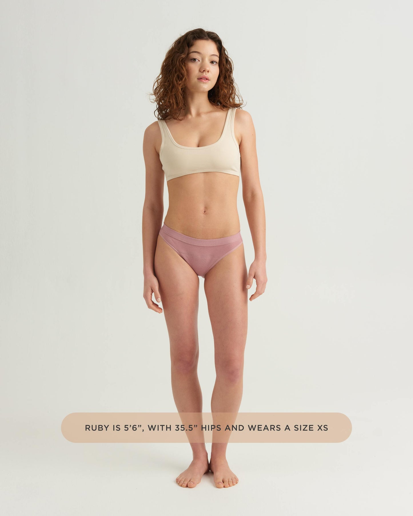 Bikini de algodón a prueba de fugas