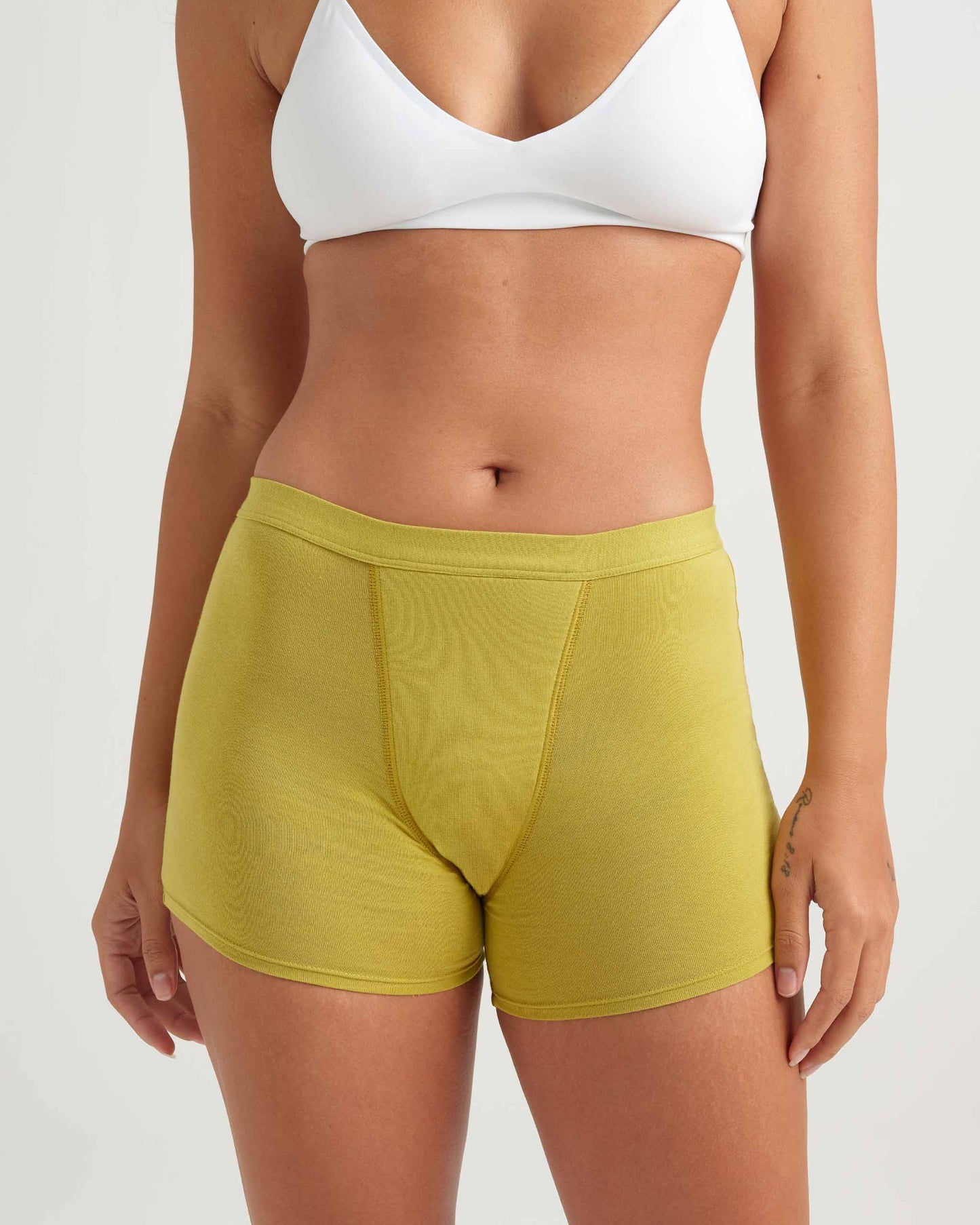 Pantalón corto de dormir de algodón a prueba de fugas