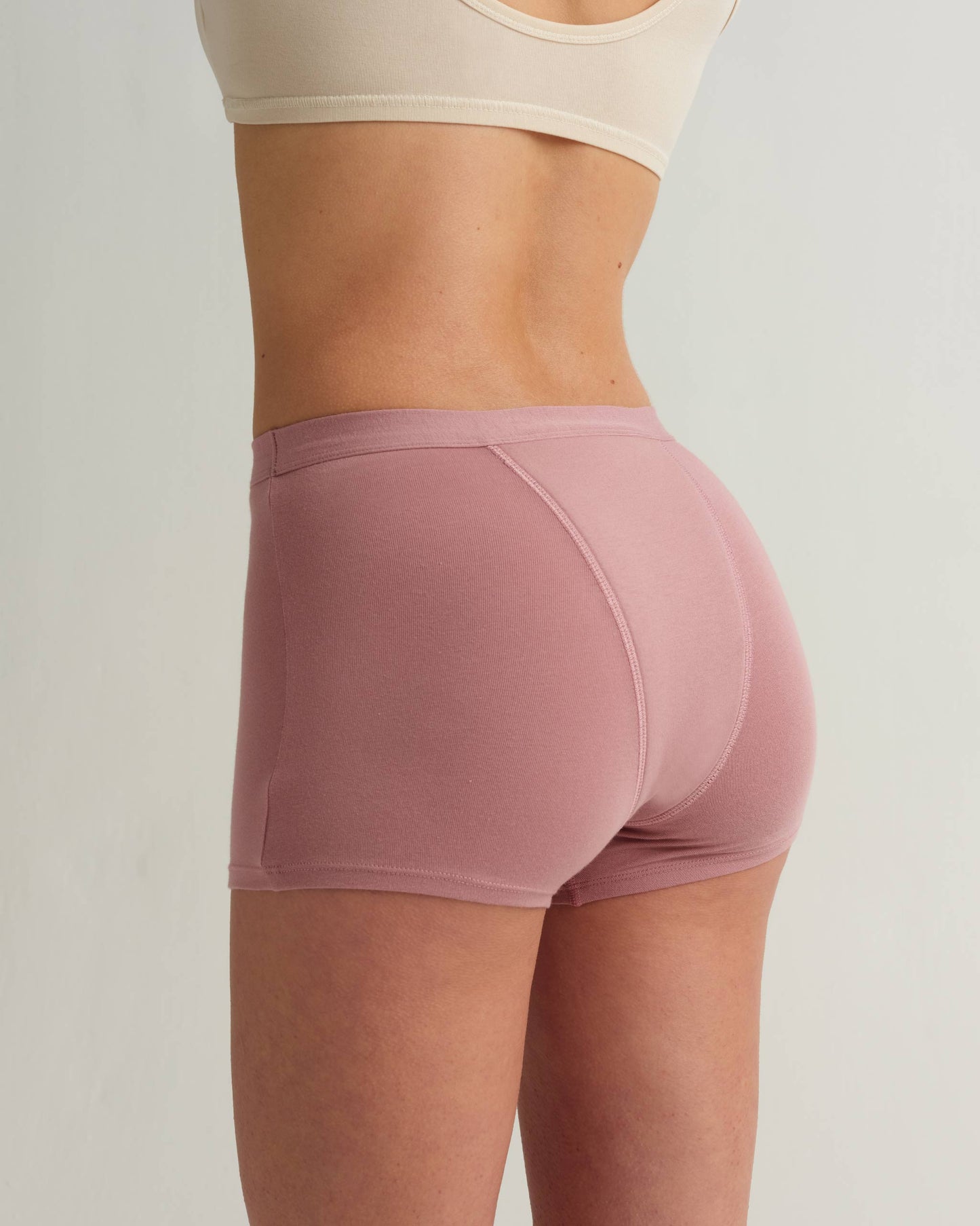 Pantalón corto de dormir de algodón a prueba de fugas