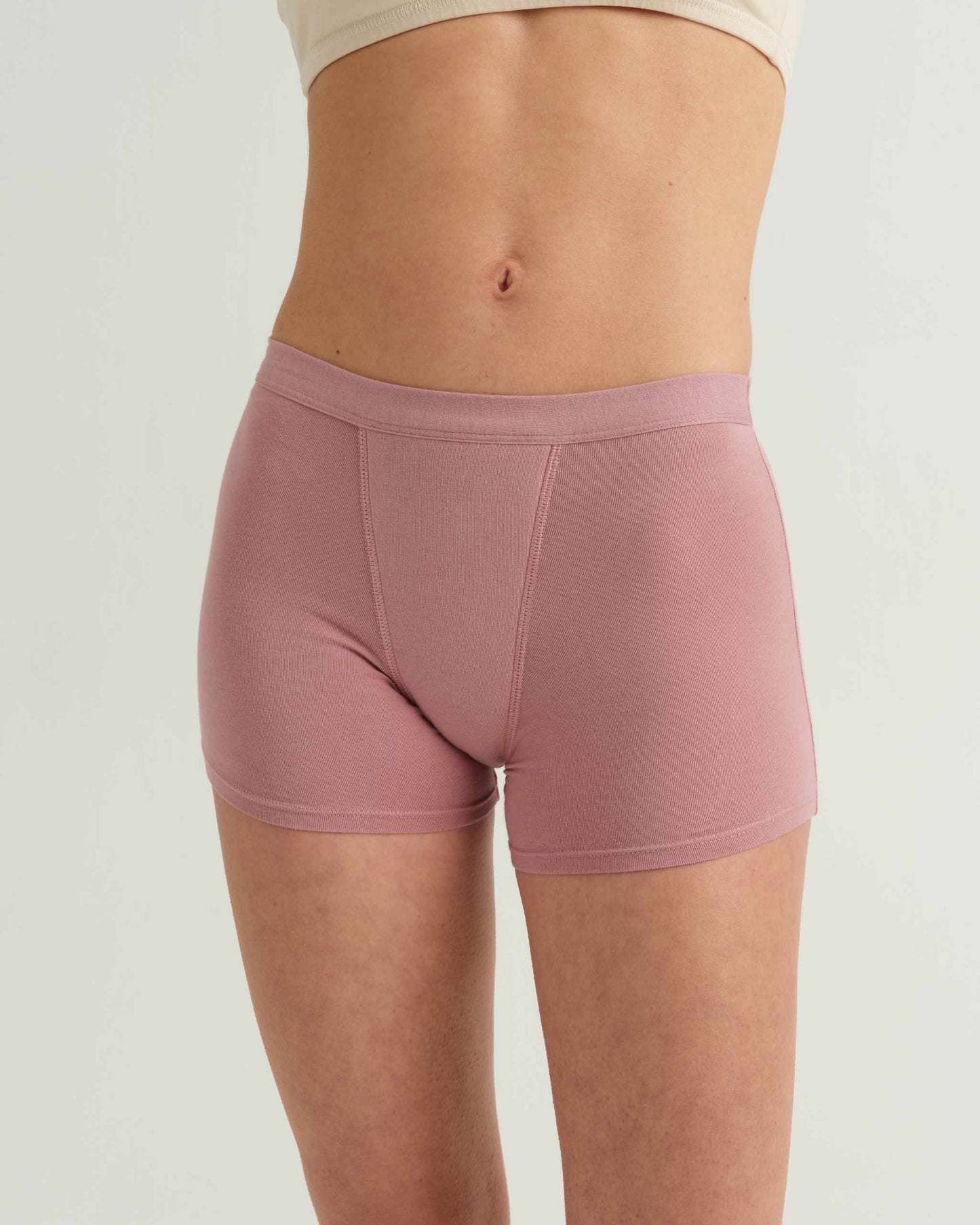 Pantalón corto de dormir de algodón a prueba de fugas