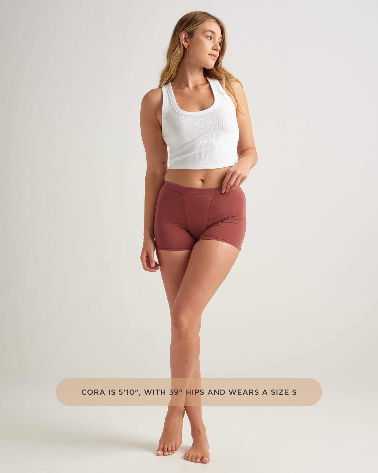 Pantalón corto de dormir de algodón a prueba de fugas