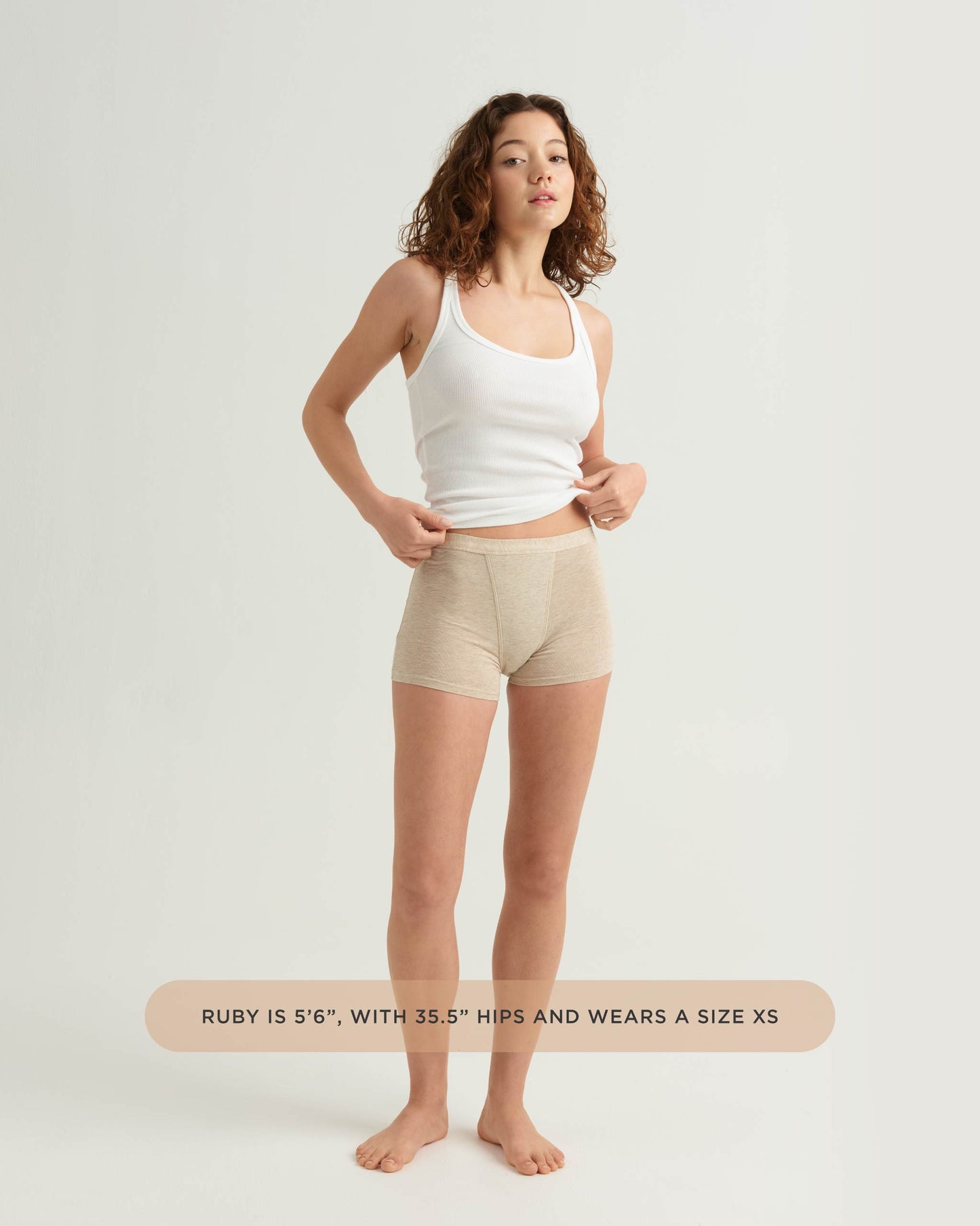 Pantalón corto de dormir de algodón a prueba de fugas