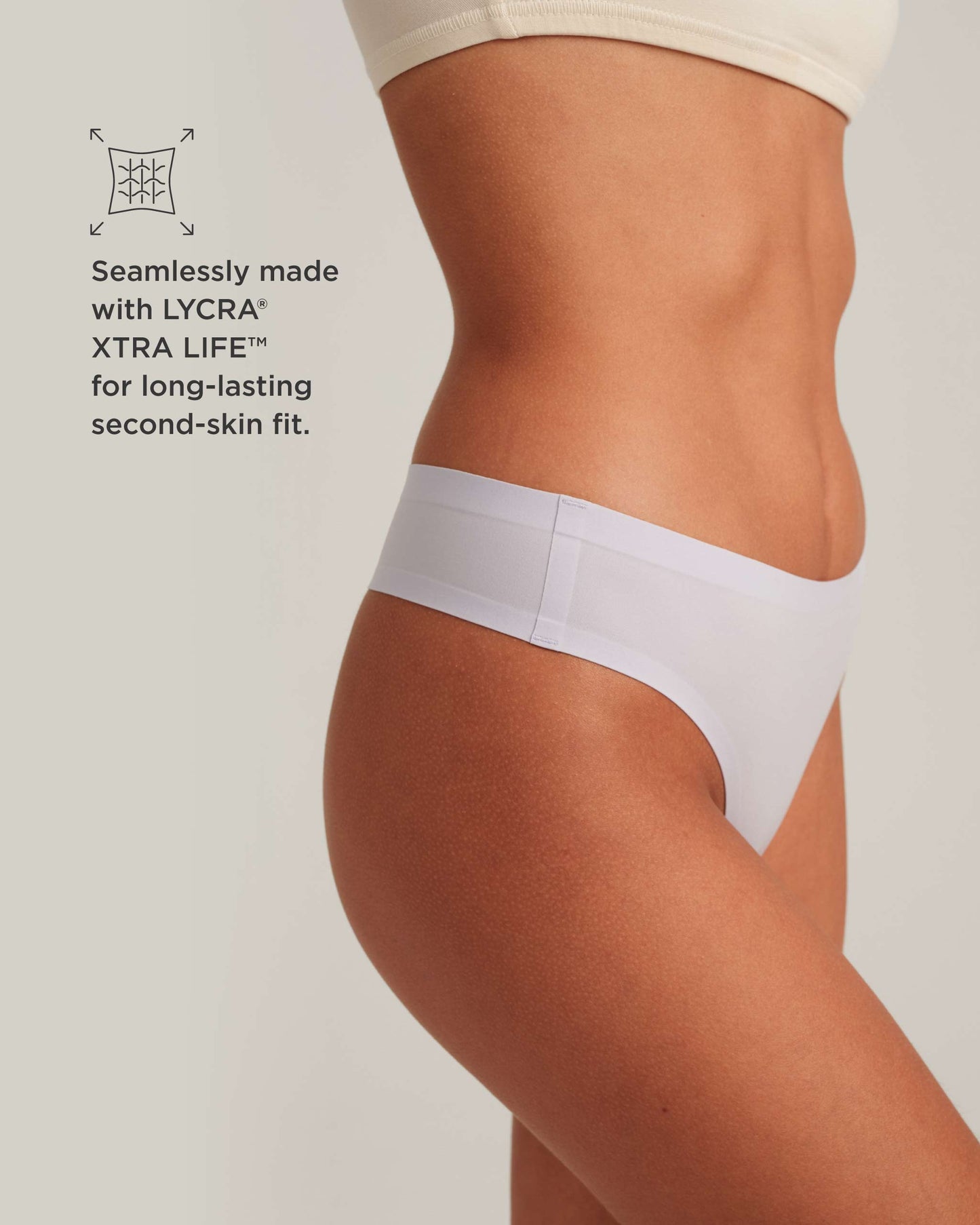 Tanga sin costuras a prueba de fugas
