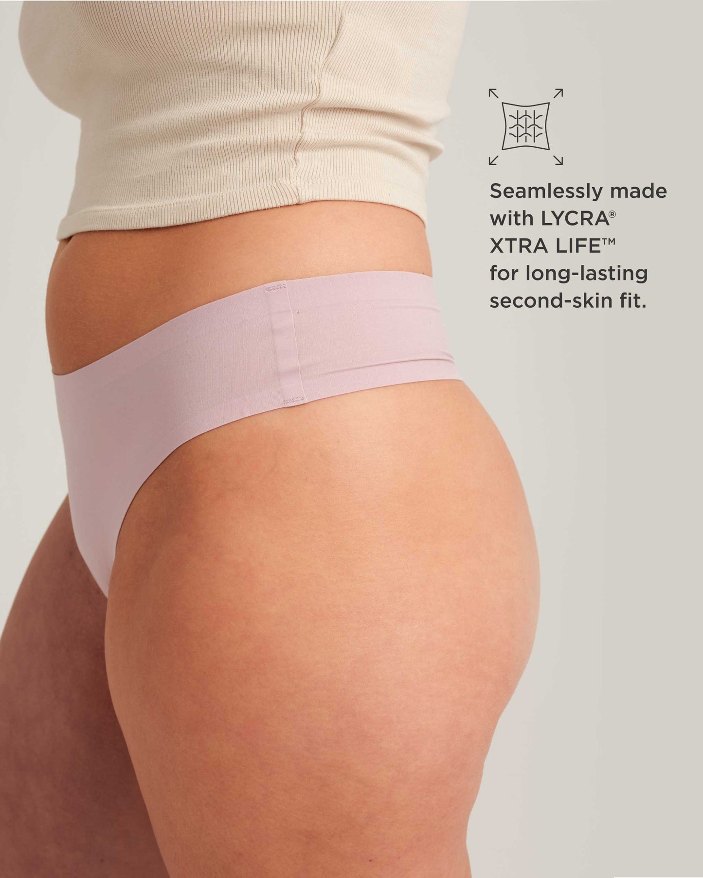 Tanga sin costuras a prueba de fugas