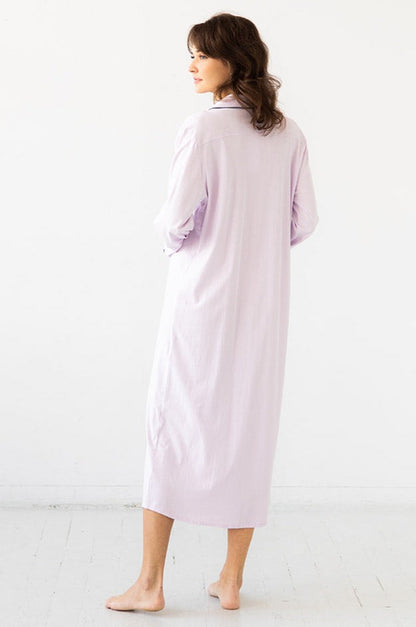 Camisa de dormir SALUA de algodón Pima - Larga