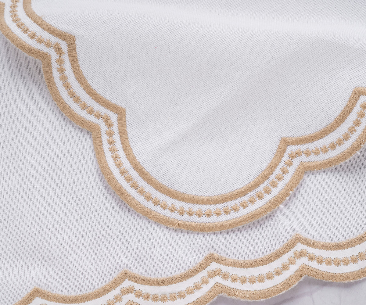 Servilletas festoneadas - Servilletas de tela para bodas