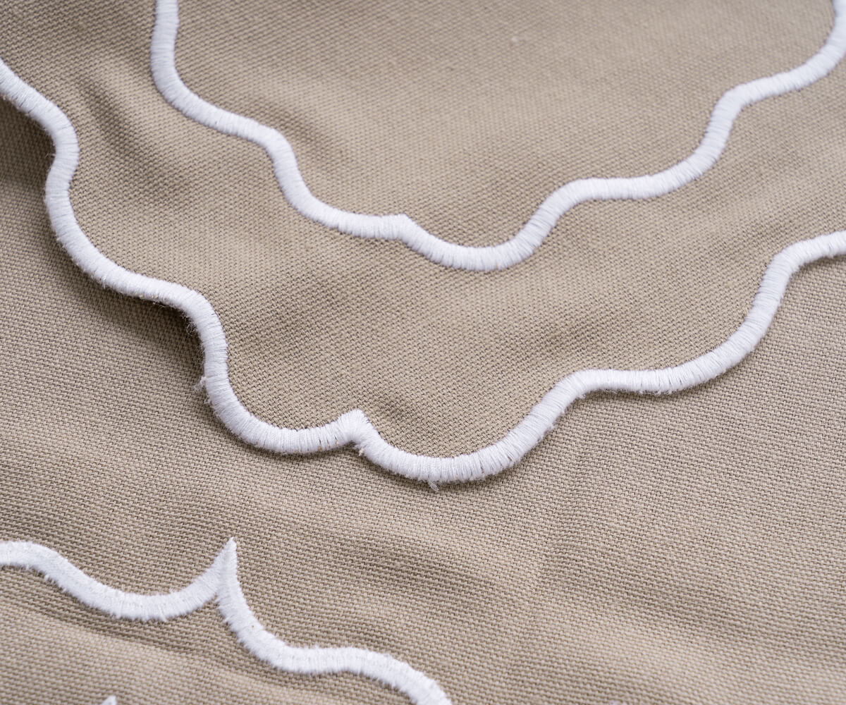 Servilletas festoneadas - Servilletas de tela para bodas