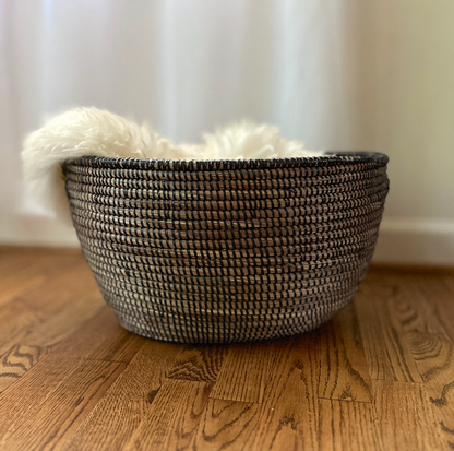 Black Oval Basket