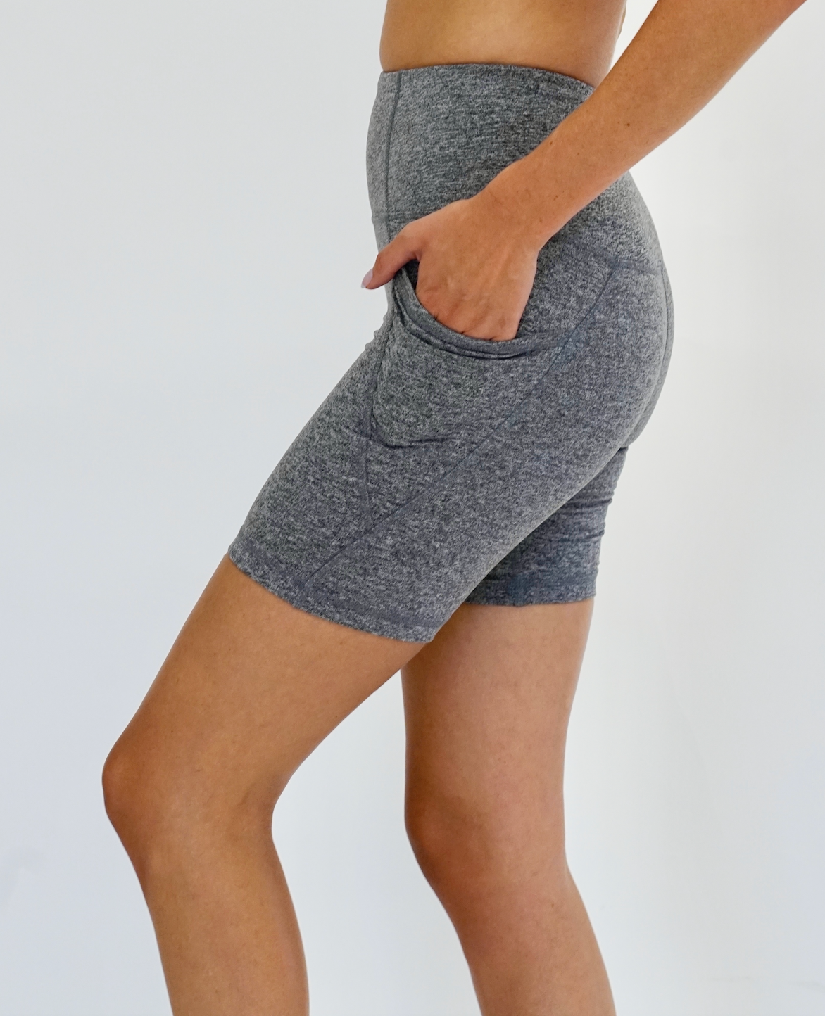 Pantalón corto de ciclista de 7 pulgadas con bolsillos