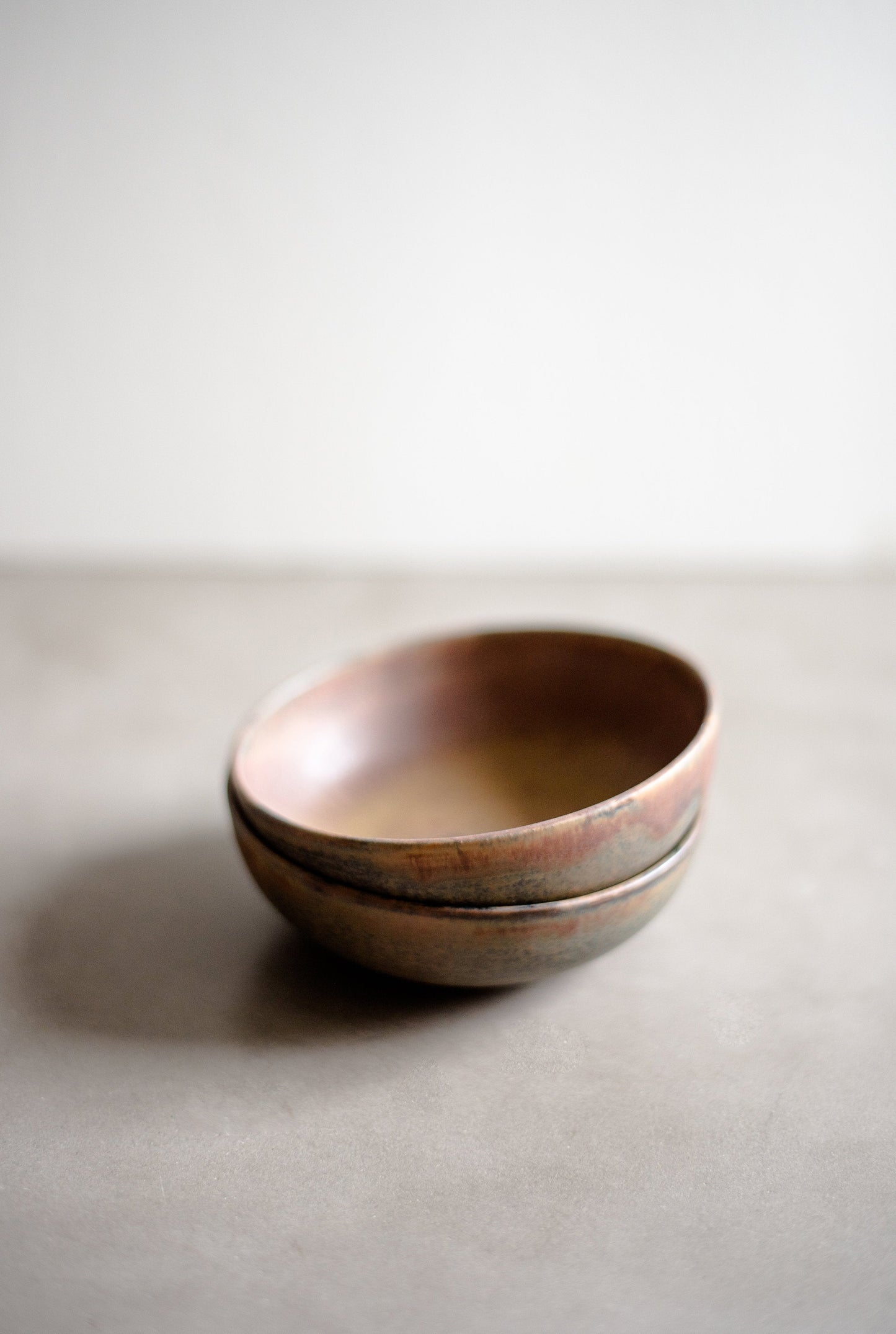 Mini cuenco de gres oxidado