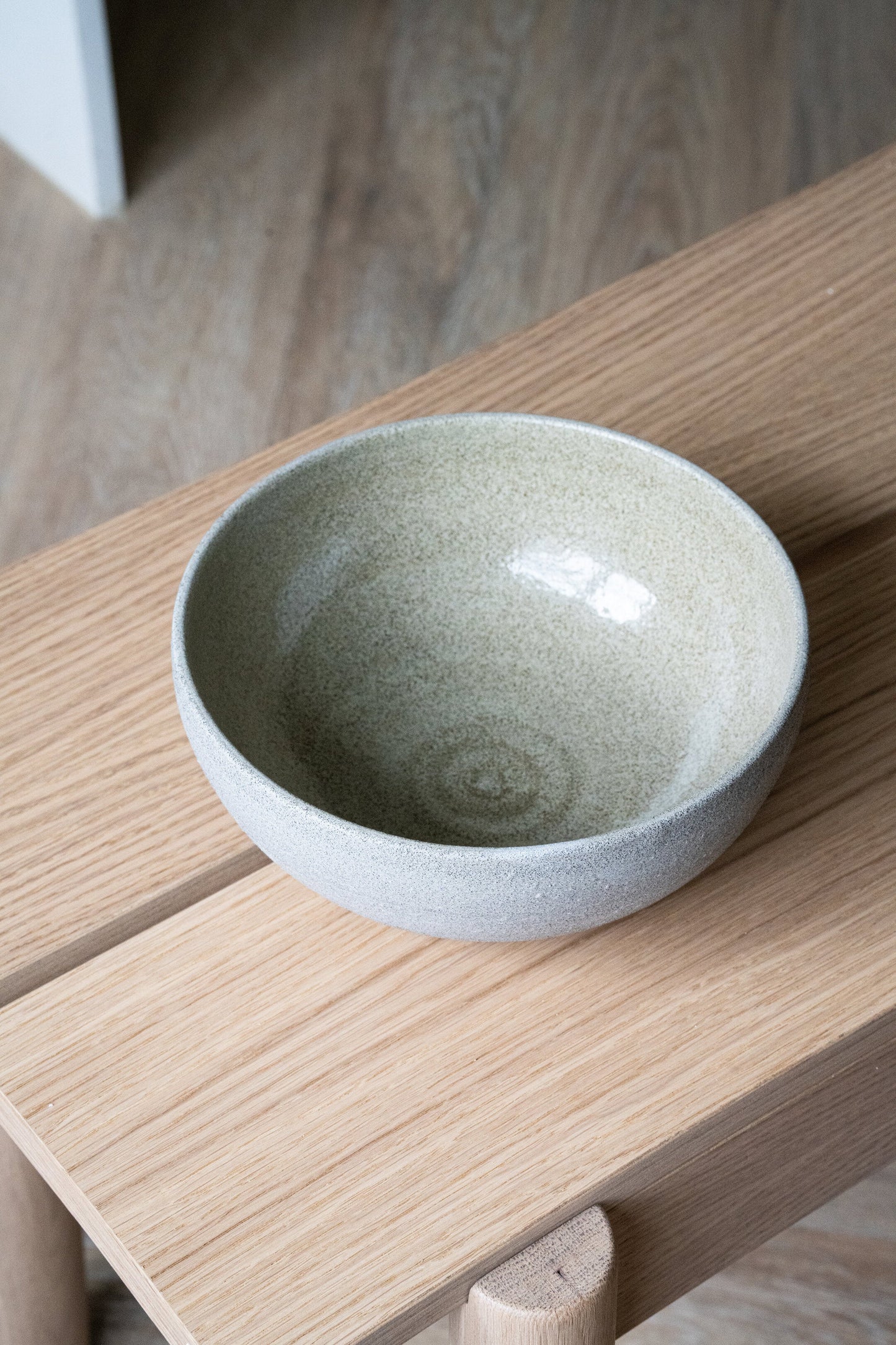 Tazón de ramen de cerámica artesanal "Hormigón"