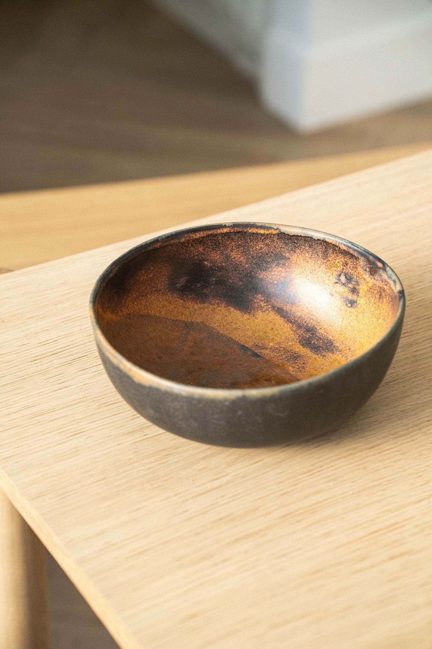 Juego de cuencos nido de gres oxidado