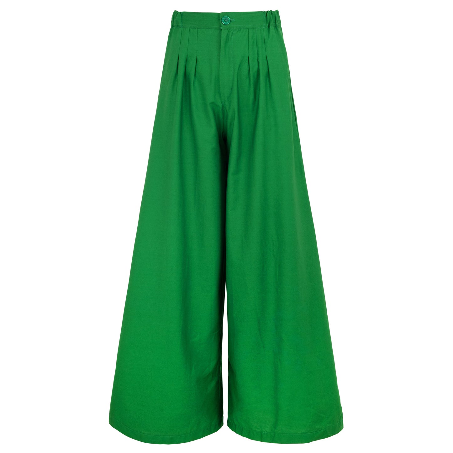 Pantalones palazzo de pierna ancha TAYLOR en verde Kelly