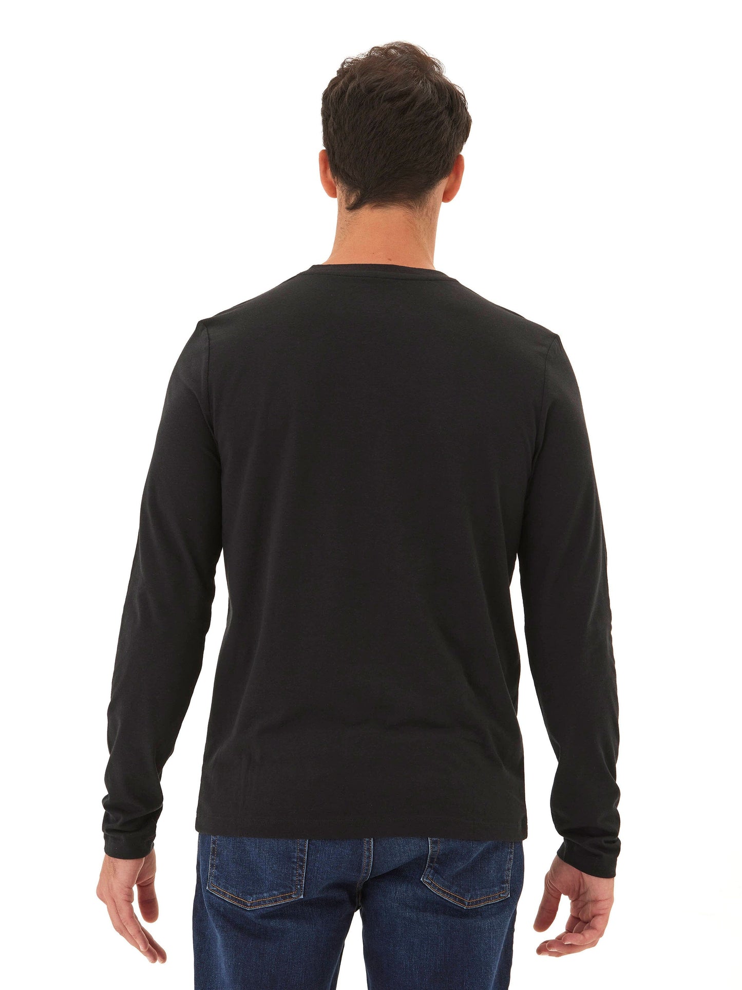 Camiseta henley de manga larga Austin Triblend de dos botones