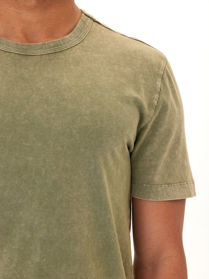 Shawn Mineral Wash Eco Cotton Jersey Crew Tee