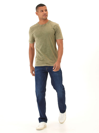 Shawn Mineral Wash Eco Cotton Jersey Crew Tee